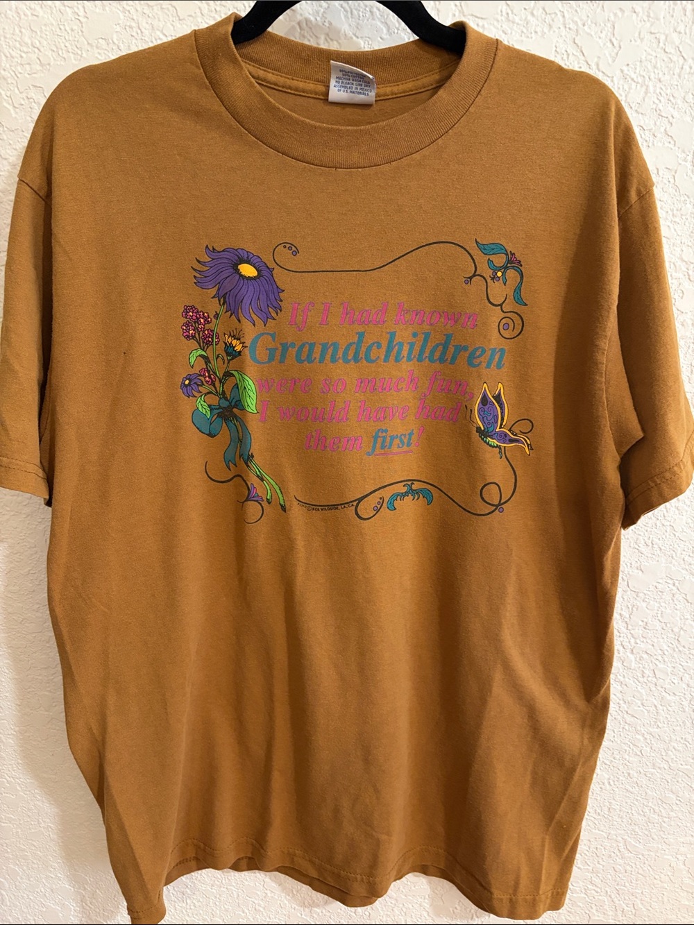 Grandchildren Graphic Tee - Brown